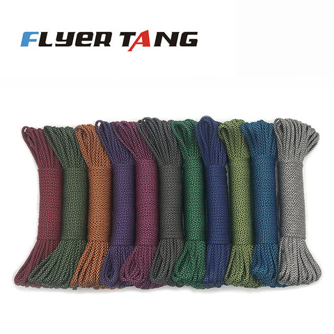 Paracord 550 Parachute Cord Lanyard Tent Rope Mil Spec Type III 7 Strand 100FT For Hiking Camping 208 Colors climbing rope ► Photo 1/6