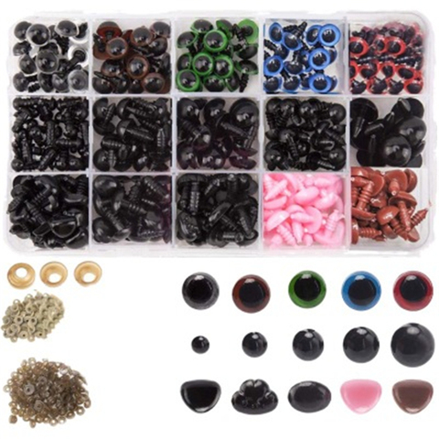 560PCS screw combination color Plastic Crafts Safety Eyes for Bear Soft Toy Animal Doll Amigurumi DIY Accessories For Toy Gift ► Photo 1/5