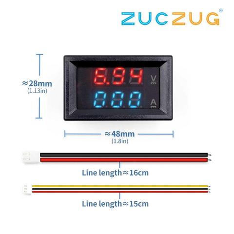 Mini Digital Voltmeter Ammeter Dc 100v 10a Panel Amp Volt Voltage Current Meter Tester 0 28 Blue Red Dual Led Price History Review Aliexpress Seller Global Purchase Store Alitools Io