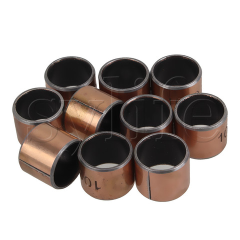 Bronze SF-1 Self Lubricating Oilless Bearing Bushing 10mm x 12mm x10mm Pack Of 10 ► Photo 1/3