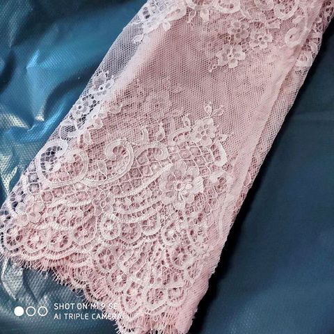 High quality wide 35CM eyelash lace accessories handmade DIY clothing veil wedding fabric ► Photo 1/6