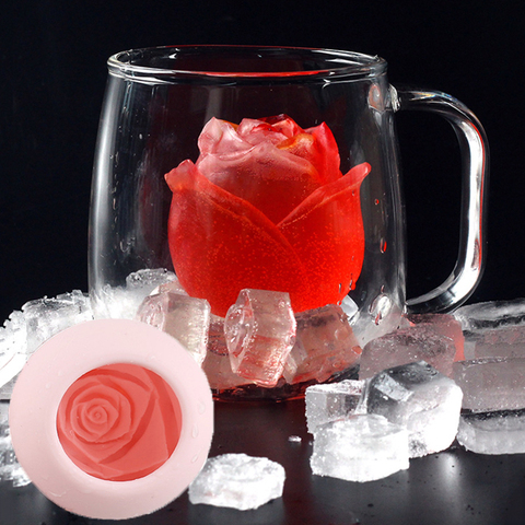Up To 80% Off on 3D Rose Ice Cube Tray Make 4