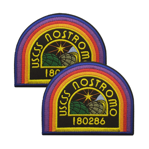 1PC Space Force Explore Convenant USCSS Nostromo Patch Flight Wings Blue Officer Uniform Costume Comic Troop Rainbow BADGE ► Photo 1/6