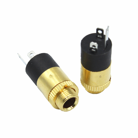 5 Pcs Gold PJ392 3.5mm Stereo Female Sockect Jack 3.5 Audio Headphone Connector Stereo Headphone Audio Video Jack Socket Plug ► Photo 1/3