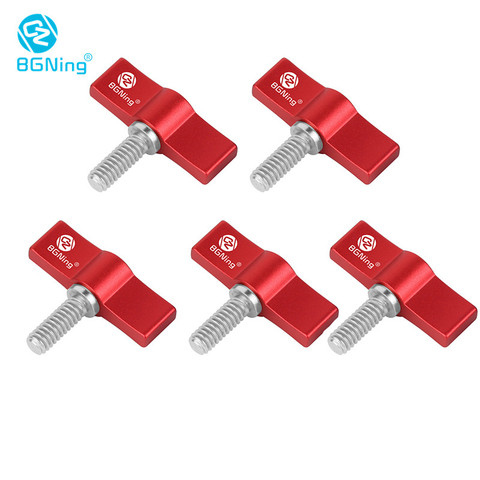 BGNing 5pcs Aluminum L-type/T-type 17mm 1/4