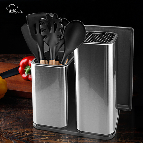 Knife Stand Holder For Kitchen Knife Stainless Steel Knife Holder Stand Block High End Kitchen Accessories ► Photo 1/6