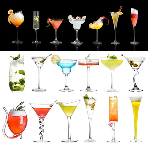 Creative Cocktail  Glass Cup Beer Juice Whiskey Boron Martini Wine Cup With Drinking bar Night Club Halloween Party Wedding ► Photo 1/6