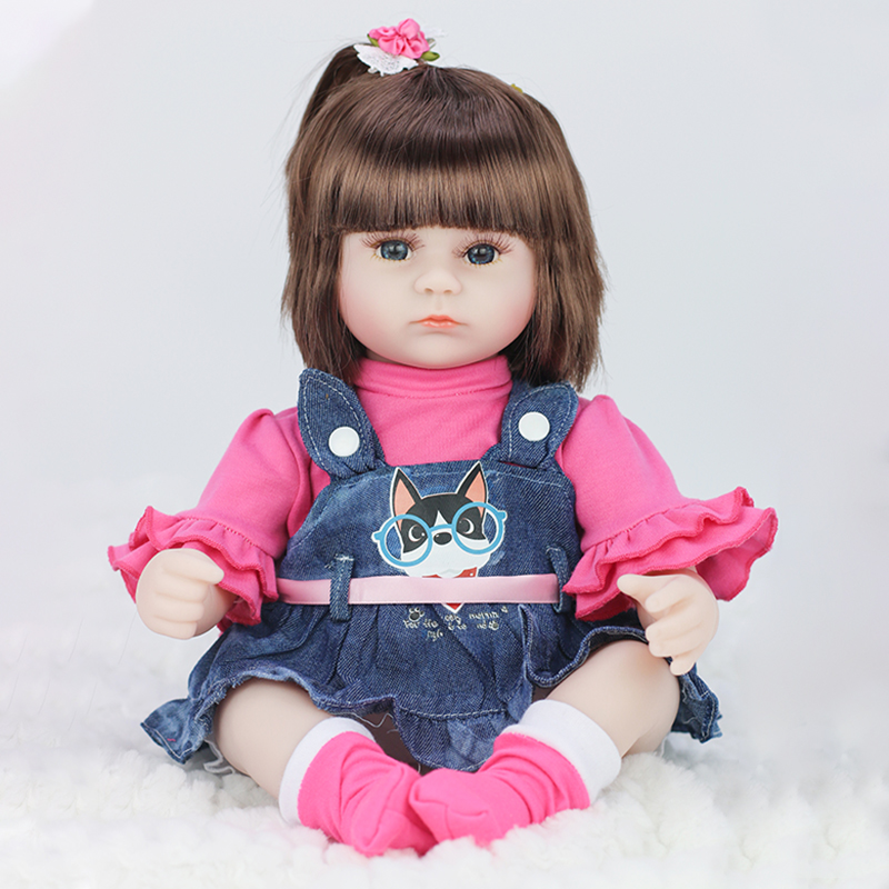 bebes reborn doll 47cm Silicone reborn baby doll adorable Lifelike toddler  Bonecas girl menina de surprice doll With Giraffe - Price history & Review, AliExpress Seller - NPK Official Store