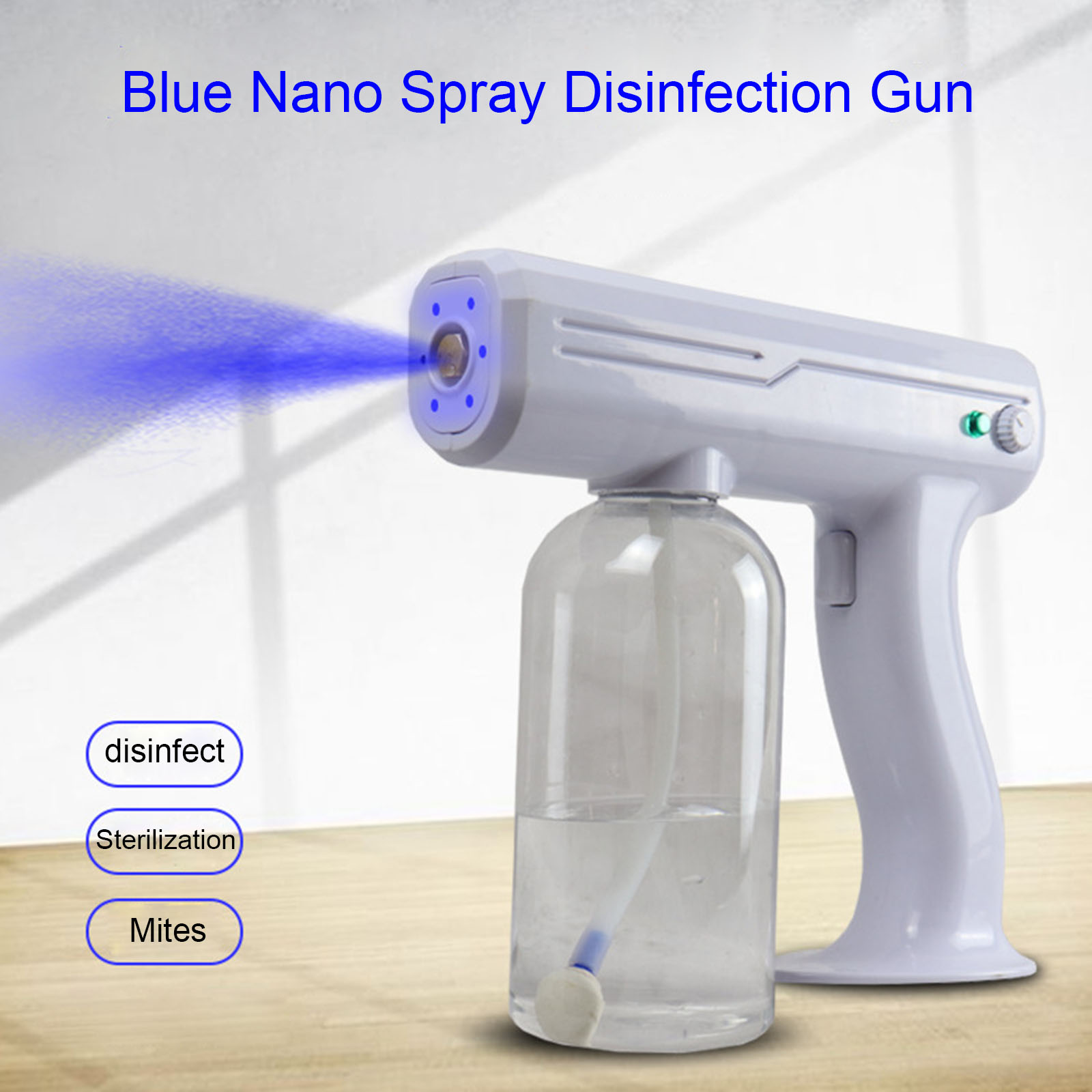 Buy Online Spray Steam Gun Usb Charging Atomizer Steam Steam Gun Spray Steam Gun Nano Cordless Rechargeable Uv 800ml Blue Nano Atomizer Alitools