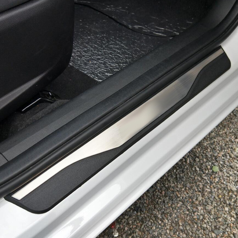 For KIA RIO 2015-2022 EU RIO X-Line Door Sill Scuff Plate Trim Stainless Steel Welcome Pedal Guard Car Styling Accessories ► Photo 1/3