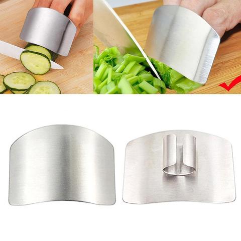 1 Pcs Finger Guard Finger Hand Cut Hand Protector Knife Cut Finger Tool Stainless Steel Gadgets Cocina Kitchen Garden Home Home ► Photo 1/6