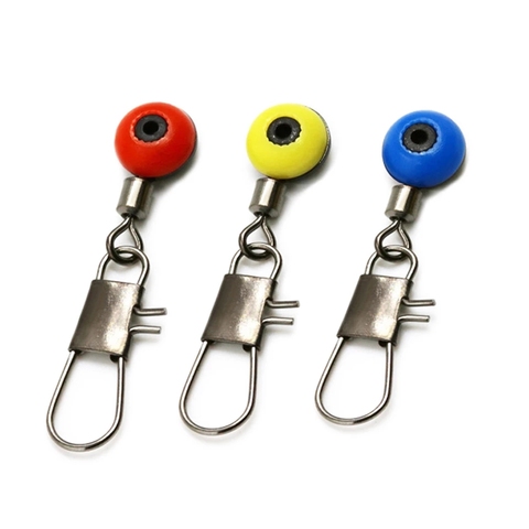 20pcs fishing sinker slides with hook snap connector for 