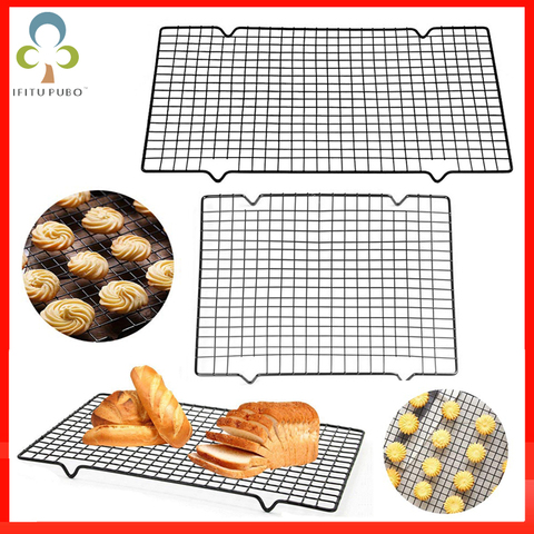 Carbon Steel Wire Grid Cooling Tray Oven Kitchen Baking Pizza