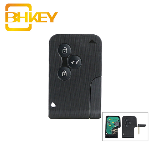 BHKEY for Renault Key 433Mhz Car Key for Renault Megane II Scenic II Grand Scenic 2003-2008 3 Buttons Remote Key PCB Ultrasonic ► Photo 1/4