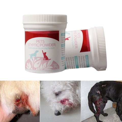 14g Pet Styptic Stop Bleeding Powder Birds Anti-inflammatory Antibacterial Broken Injury Traumatic Hemostatic Powder ► Photo 1/6