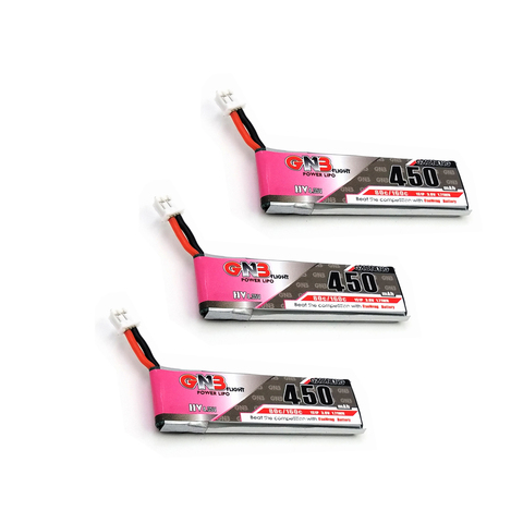 3PCS Gaoneng 450mah 1S 3.8V 80C 4.35V HV Lipo battery PH2.0 Plug for M80S TINY6 Tiny7 Beta75S Emax Tinyhawk Snapper7 RC Drone ► Photo 1/6