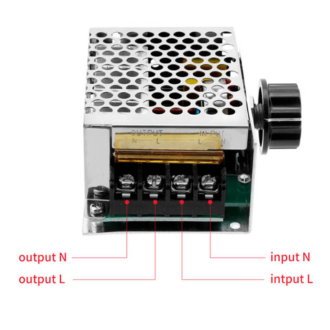 4000W 220V Voltage Motor Speed Regulator Dimmer Electronic Motor Speed Electric 220 V Regulator Dimmer Thermostat Regulator SCR ► Photo 1/5