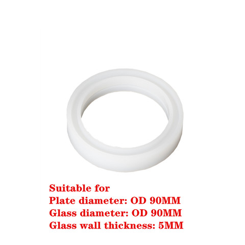 Glass Silicone gasket for 3