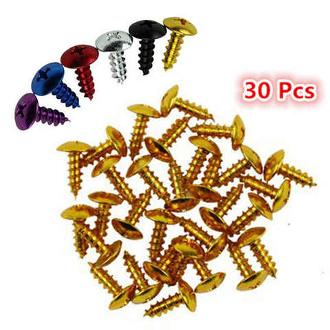 30 PCS 6 colors available moto parts universal motorbike screws fixed accessories motorcycle bolts kit fastener screw ► Photo 1/6