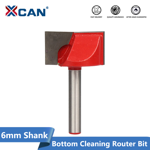 XCAN 1pc 28mm Wood Trimmer Bottom Cleaning Engraving Bits 6mm Shank CNC Milling Cutter Wood Router Bit ► Photo 1/5