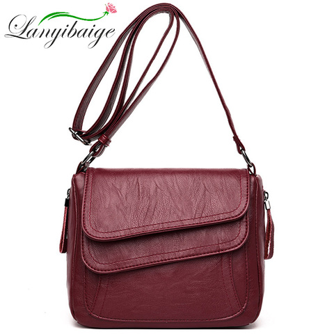 woman bag bolsas feminina Women Leather Messenger Bag Designer Shoulder Bag High Quality Crossbody Bags sac main femme handbag ► Photo 1/6