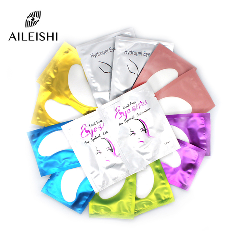 10/50/100 Pairs Patches for Building Hydrogel EyePads Eyelash Extension Paper Stickers Lint Free Under Eye Pads Makeup Supplies ► Photo 1/6