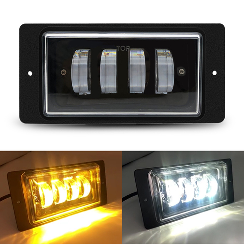 1pair Waterproof 30W 3000K 6000K white amber Led Fog Light fog Passing Light for lada 2110 -2117 cars front fog Lamp ► Photo 1/6