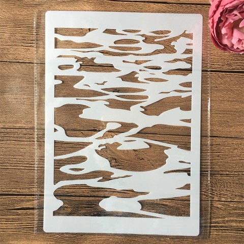A4 29cm Iceberg DIY Layering Stencils Wall Painting Scrapbook Coloring Embossing Album Decorative Template ► Photo 1/1