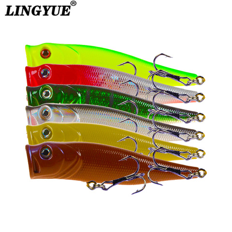 Popper Fishing lure Wobblers 8.5cm 13g Floating Crankbait Artificial Hard Bait Poper Pesca Carp Pike Fishing Tackle ► Photo 1/6