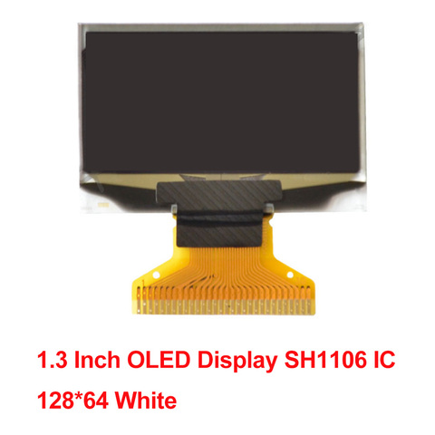 1.3 0.91 0.42 Inch OLED Display SH1106 IC SSD1306 IIC Interface 14Pin Resolution 128X64 12864 72X40 128X32 White Blue DC 3.3V-5V ► Photo 1/1