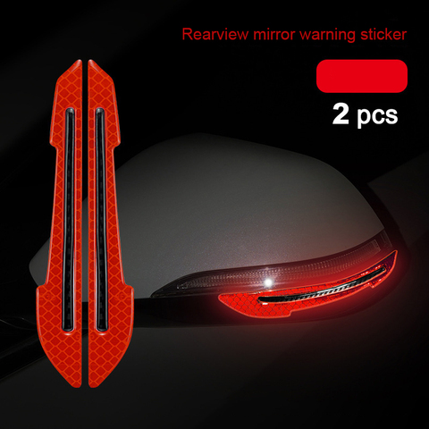 Car Precut Reflective Marking Tape Strip Stickers Car wheel eyebrow RearView Mirror Anti-Collision Safety-Warning Sign Decals ► Photo 1/6