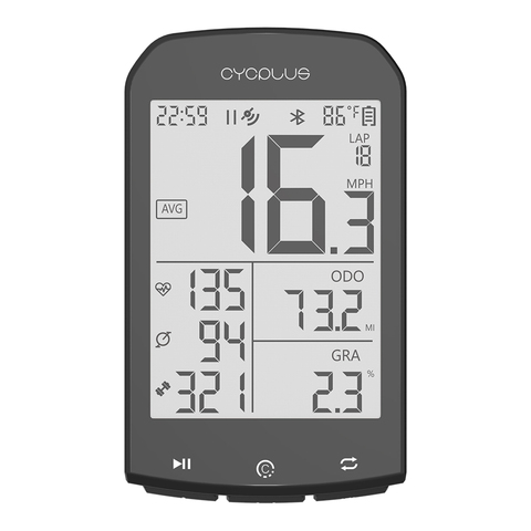 CYCPLUS M1 Bicycle GPS computer bike Computer Speedmeter wireless cycling computer Stopwatch ► Photo 1/6