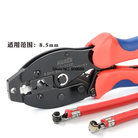 IWISS LY-2048 Ratchet Spark Plug Wire Crimper for Spark Plug Ignition Wire and Terminals Dia. 8.5mm crimping tools ► Photo 1/1