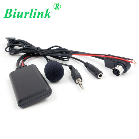 Biurlink Car AI-NET AUX Replacement Bluetooth 5.0 3.5MM Audio Jack Removable Microphone Aux Cabler Cable For Alpine KCA-121B ► Photo 1/4