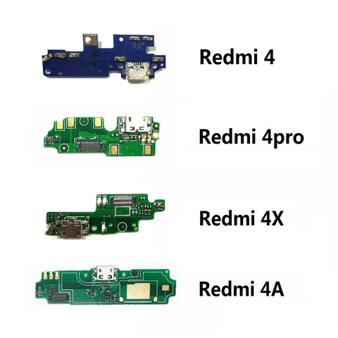 New Microphone Module+USB Charging Port Board Flex Cable Connector Parts For Xiaomi Redmi 4 4Pro 4A 4X Replacement ► Photo 1/6