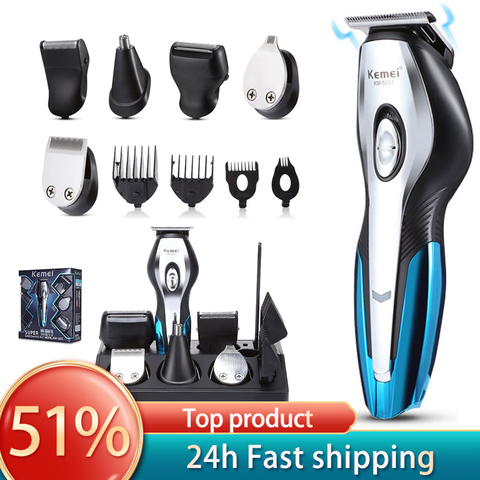Barber Hair clipper electric hair cutting machine professional trimmer shaving beard rechargeable tools trimer cliper 5 ► Photo 1/6