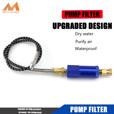 PCP Paintball 8MM High Pressure Pump Filter 40mpa 50cm Hose M10x1 Water-Oil Separator Air Filtering Quick Connector ► Photo 1/6