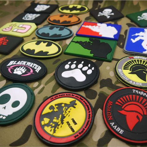 PVC Fabric Armband Seal Clothing Sewing Fabric Badge 3d Uniform Tactical Backpack Personality Morale Chapter Bandage Armband ► Photo 1/6