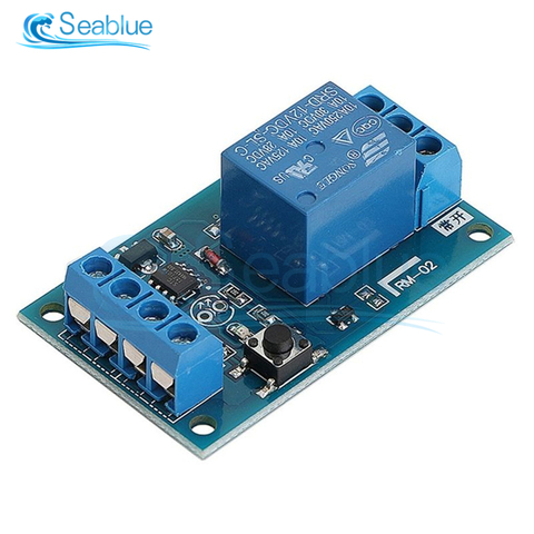 DC 5V 12V 24V Single Bond Bistable Relay Module Car Modification Switch Start Stop Self-Locking Car Modification Switch ► Photo 1/6