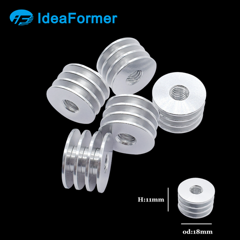1/2pcs Aluminum Mini Heat Sink M6 Thread Throat DIY Hotend for 3D Reprap J-head Extruder 3D Printer Parts ► Photo 1/5