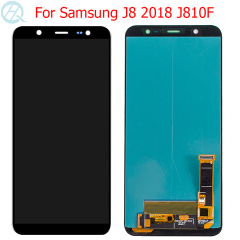 Original J800F AMOLED For Samsung Galaxy J8 2022 LCD Display With Frame 6.0