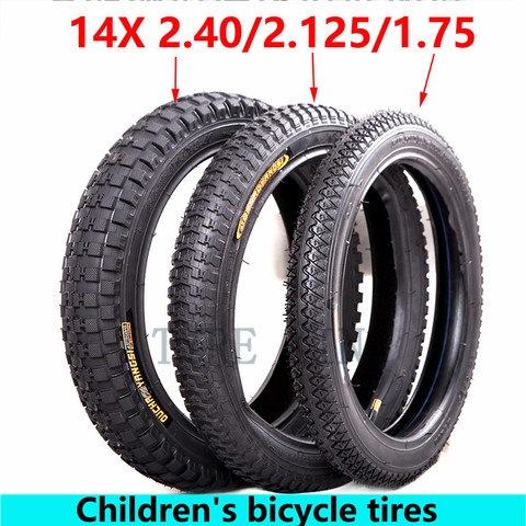 Children's Bicycle Tire 14 Inches 14X1.75/2.125/2.40 Bicycle Inner Tube Outer Tire Baby Carriage Tyre Accessories ► Photo 1/5