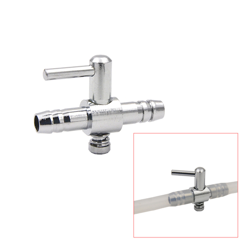 MINI FUEL, WATER OR OILER TAP for Gas or Nitro rc model boats for 2.5mm to 4mm Tube Watter Cooling Tap ► Photo 1/4