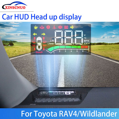 XINSCNUO For Toyota Wildlander/RAV4 2013-2017 2022 OBD Car HUD Head Up Display Projector Windshield ► Photo 1/5