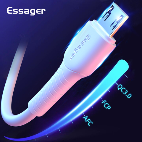 Essager 3A Micro Usb Cable Fast Charging Data Cable For Xiaomi Redmi Samsung S7 Android Mobile Phone Microusb Charger Wire Cord ► Photo 1/6