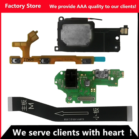 Flex For Huawei P Smart 2022 Charging Port Dock For P Smart 2022 Power Volume buttons flex cable For P Smart 2022 Loud Speaker ► Photo 1/5