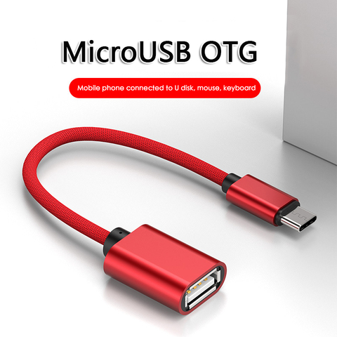 Type-c / Micro USB male Host to USB Female OTG Cable Adapter For Samsung Android ► Photo 1/6