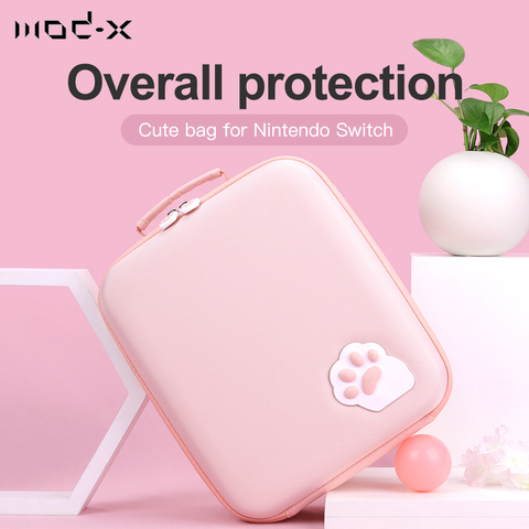 Buy Online Mod X For Nintendo Switch Bag Nintendoswitch Ns Nx Case Cat Claw Storage Bag Nintend Switch Shell Cover Box Console Accessories Alitools