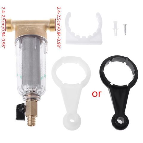 6 Points Front Purifier Copper Lead Water Filter Home Dust Stainless Mesh Faucet ► Photo 1/6