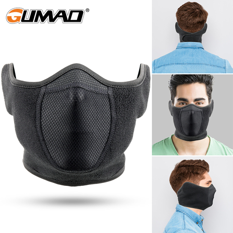 Cold Weather Neck Warmer Ear Cover Fleece Thermal Scarf Mask Face Bandana Skiing Cycling Sport Snowboard Hiking Men Women Winter ► Photo 1/6